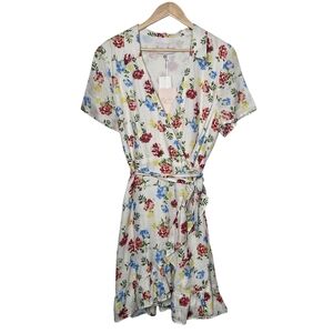 Charles Henry Multicolor Floral Mini Dress